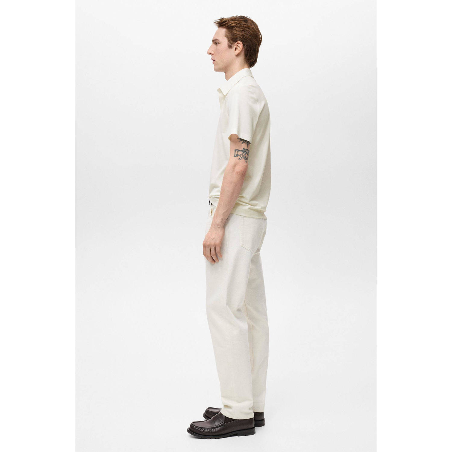 Mango Man polo ecru