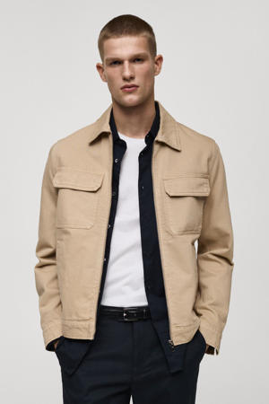 spijkerjas beige