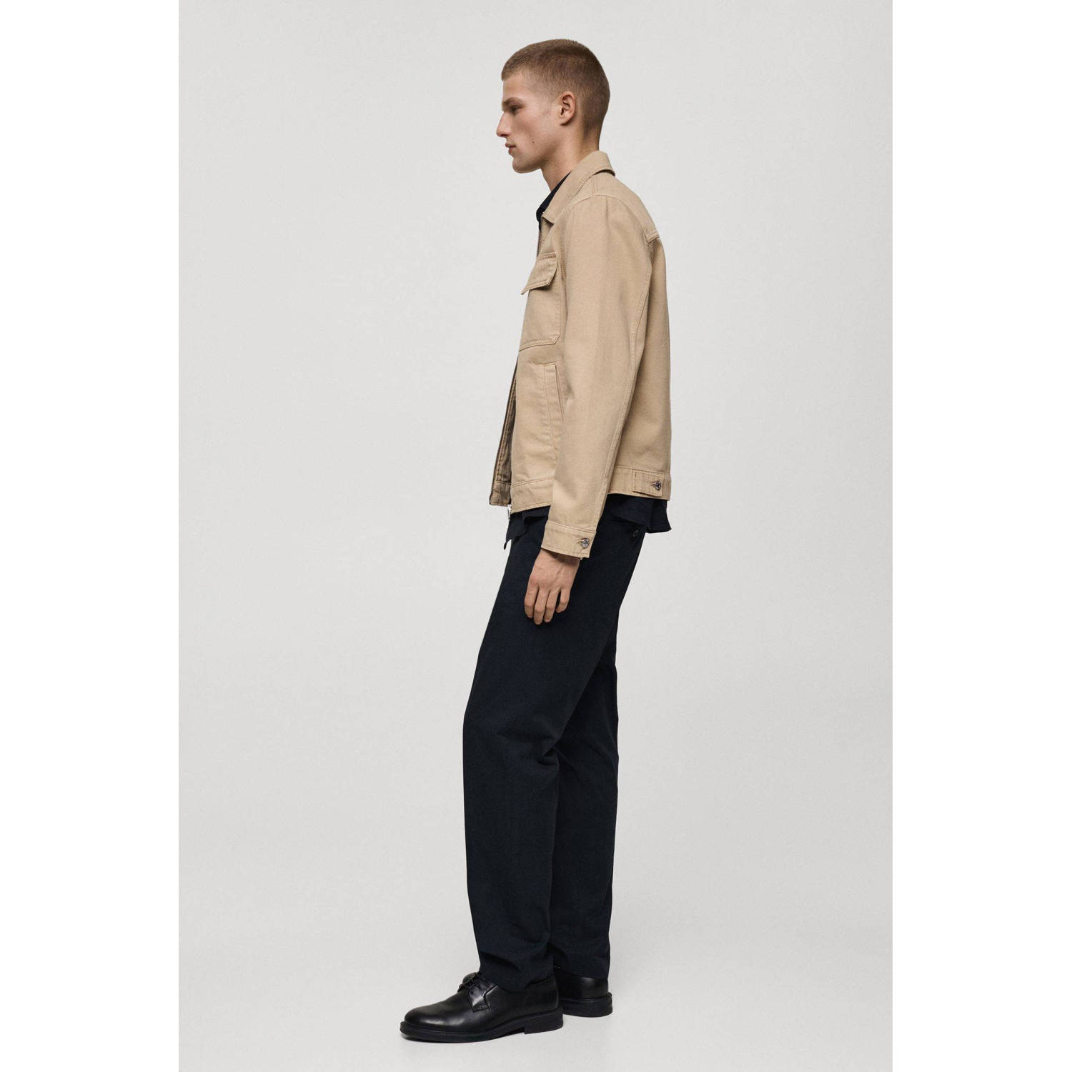 Mango Man spijkerjas beige