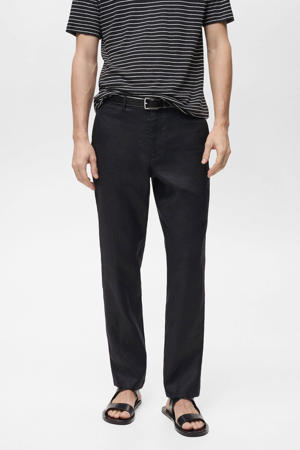 slim pantalon zwart