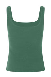 thumbnail: Protest singlet donkergroen rib gebreid