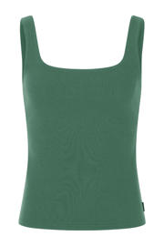 thumbnail: Protest singlet donkergroen rib gebreid