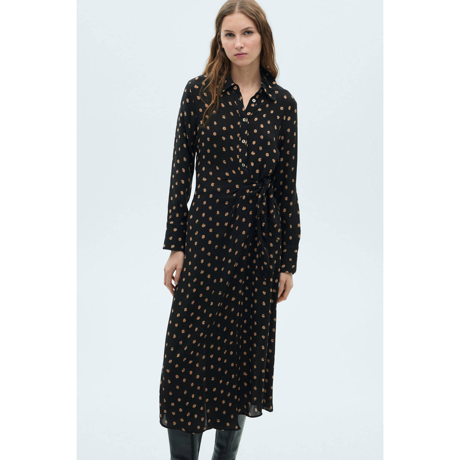 Mango blousejurk zwart