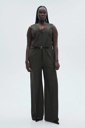 jumpsuit donkergroen