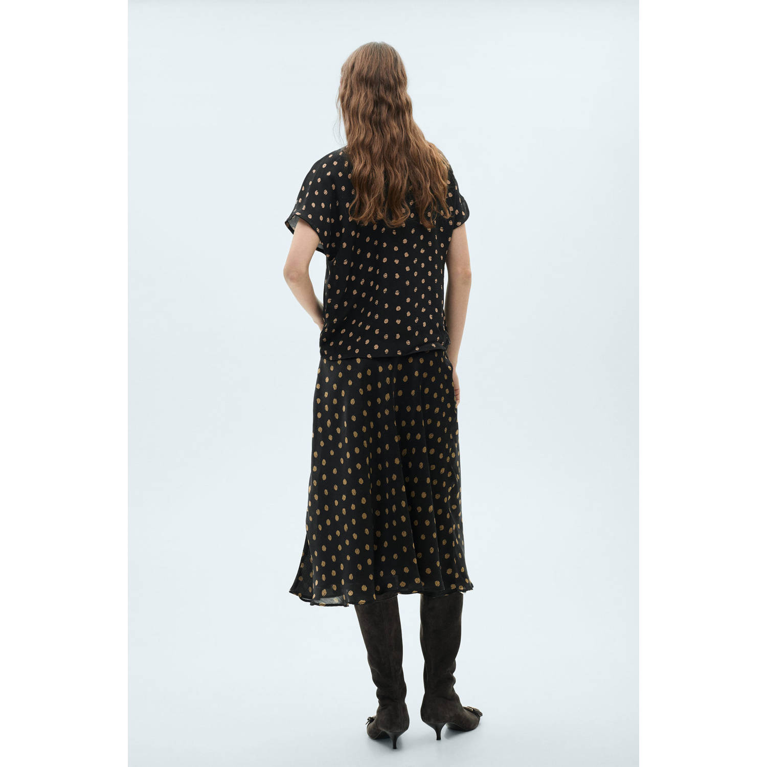 Mango blousetop zwart