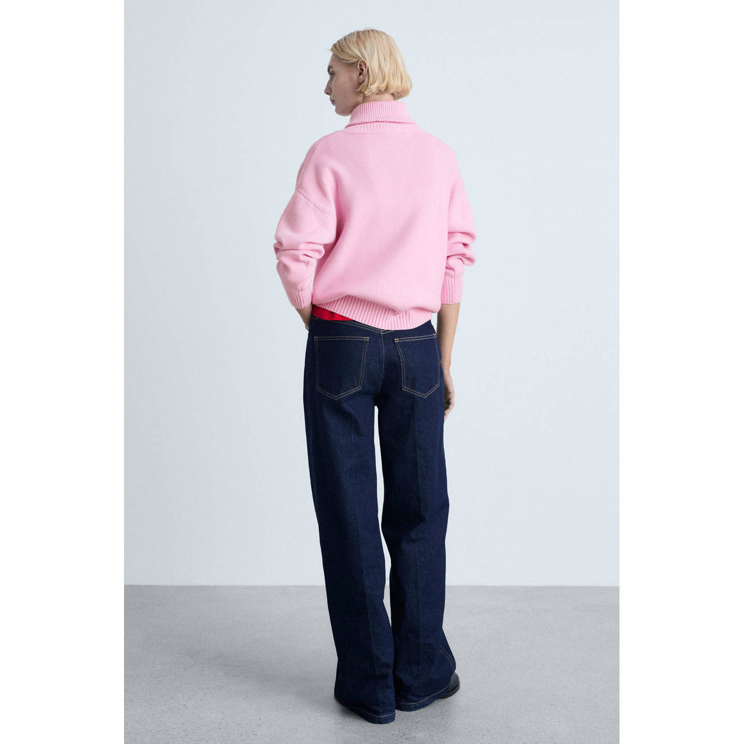 Mango gebreide trui roze