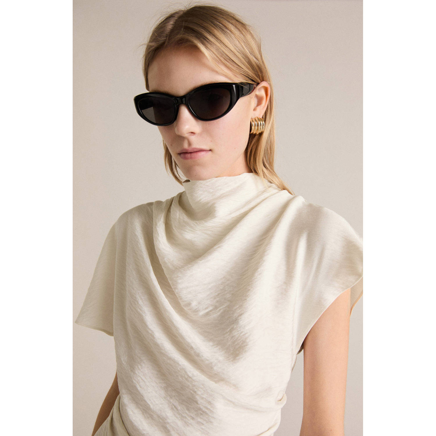 Mango top ecru