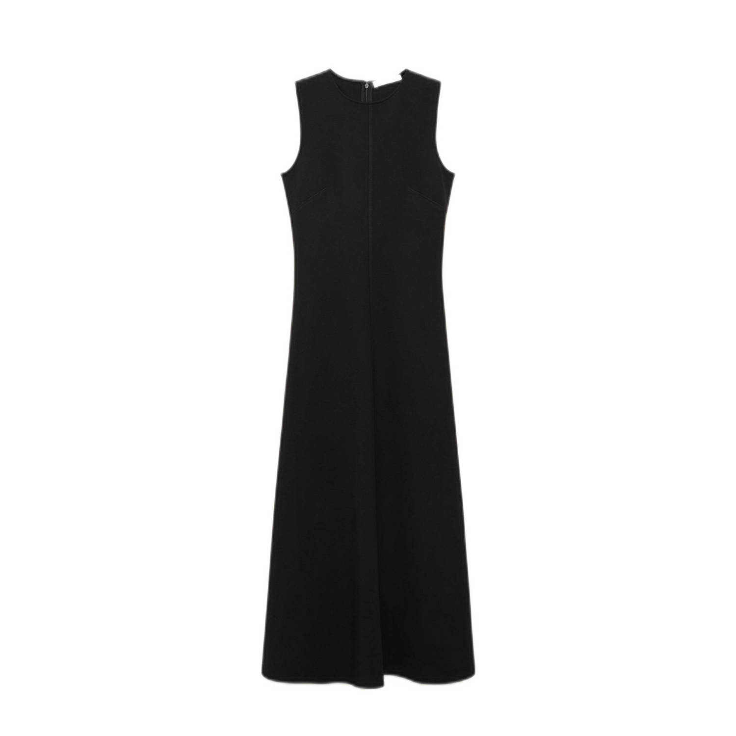 Mango midi jurk zwart