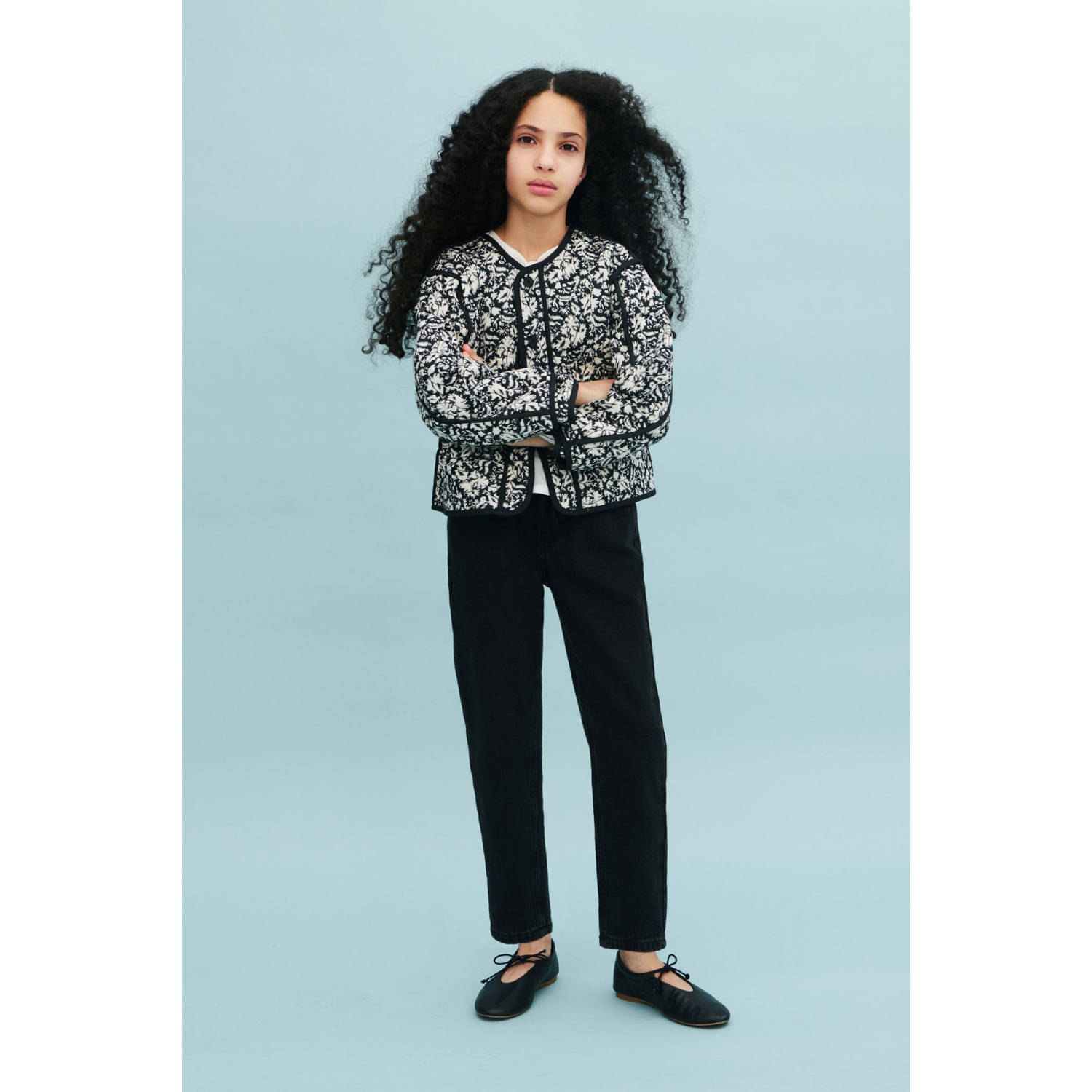 Mango Kids jasje voor binnen zwart