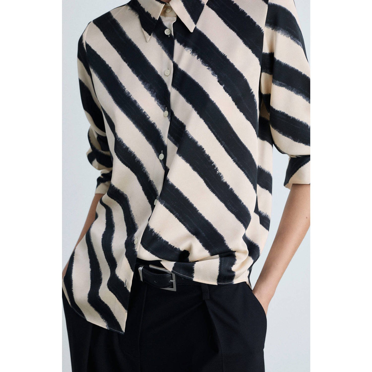 Mango blouse ecru