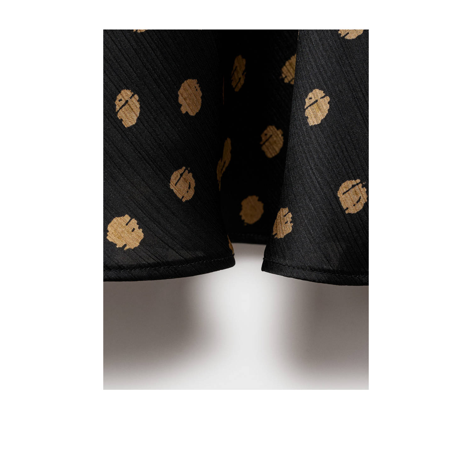 Mango midi rok zwart
