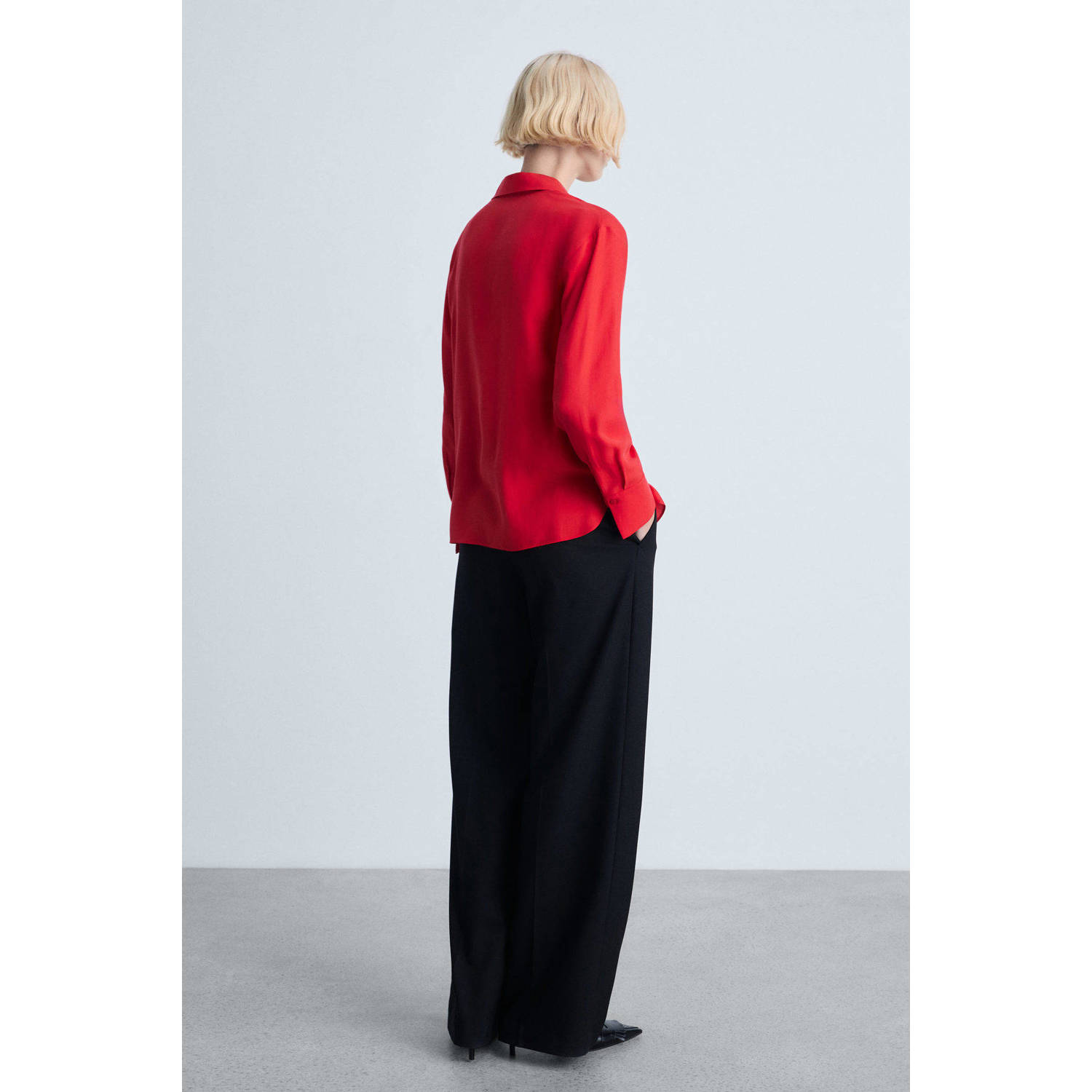 Mango blouse rood