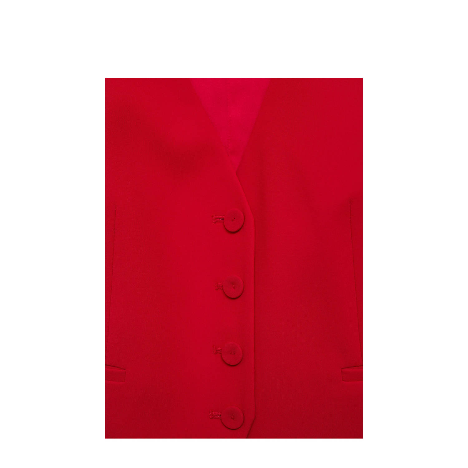 Mango gilet rood