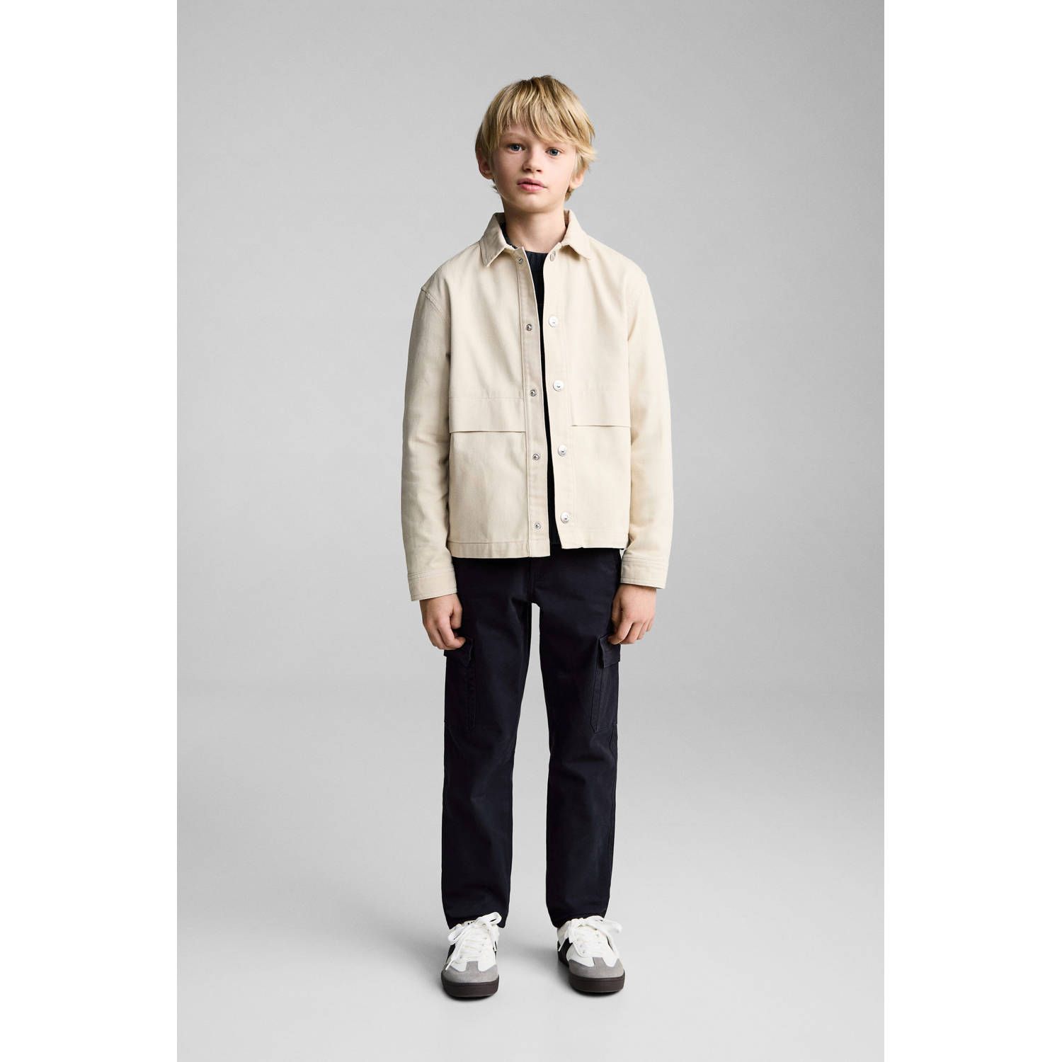 Mango Kids cargo broek marine