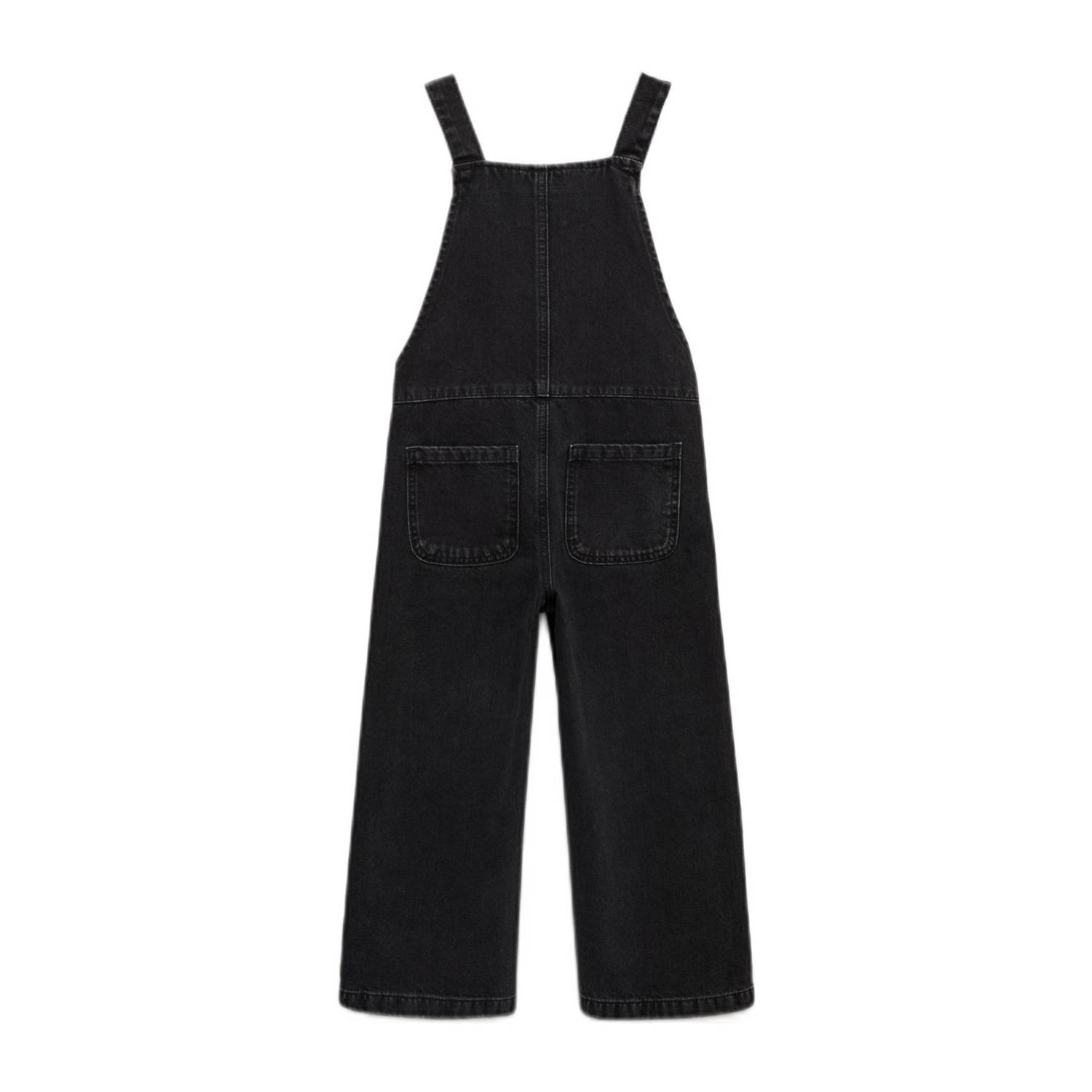 Mango Kids tuinbroek black denim