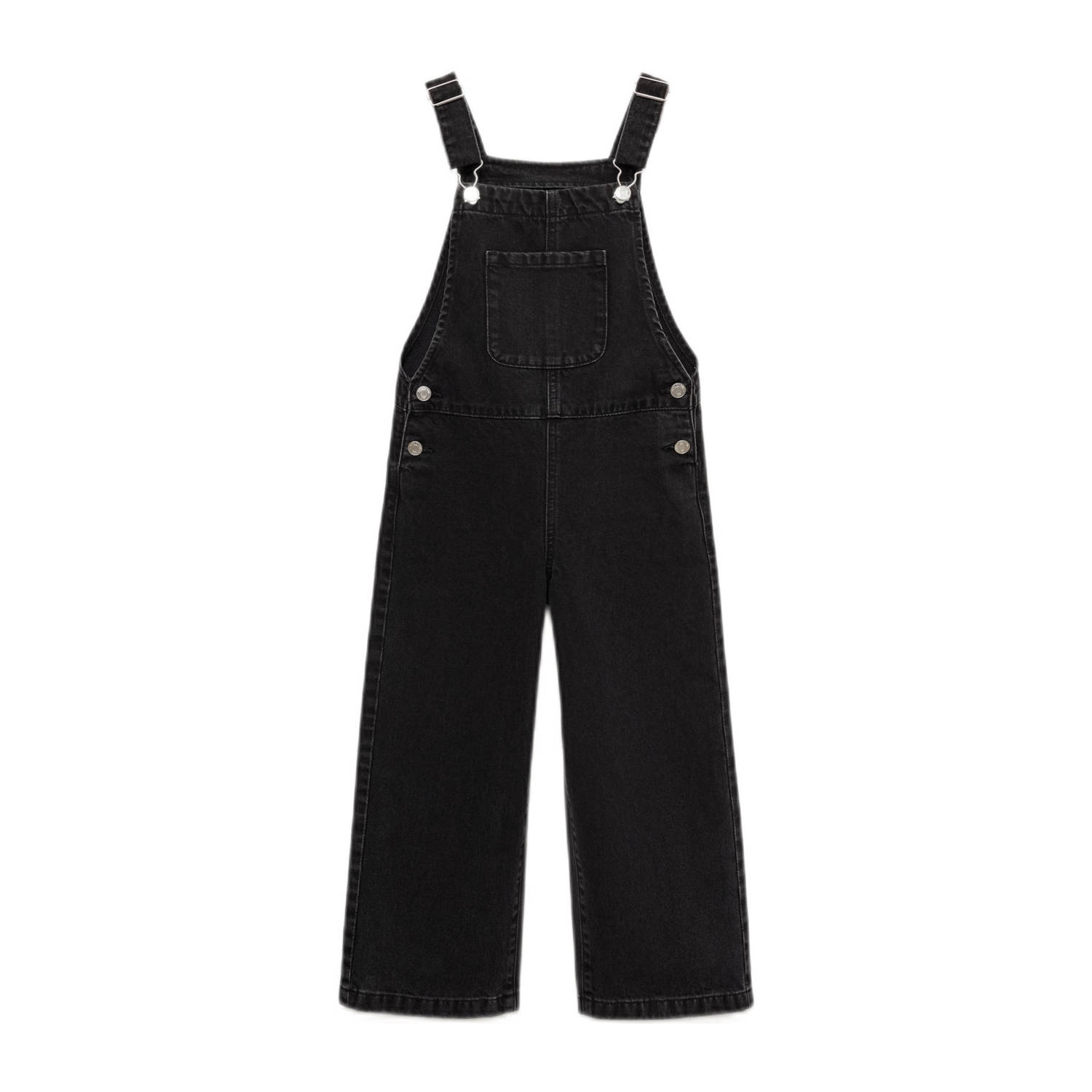 Mango Kids tuinbroek black denim