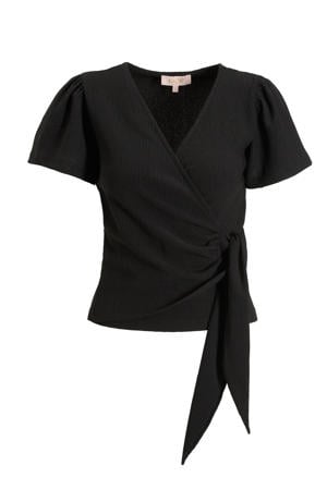 crinkle top zwart
