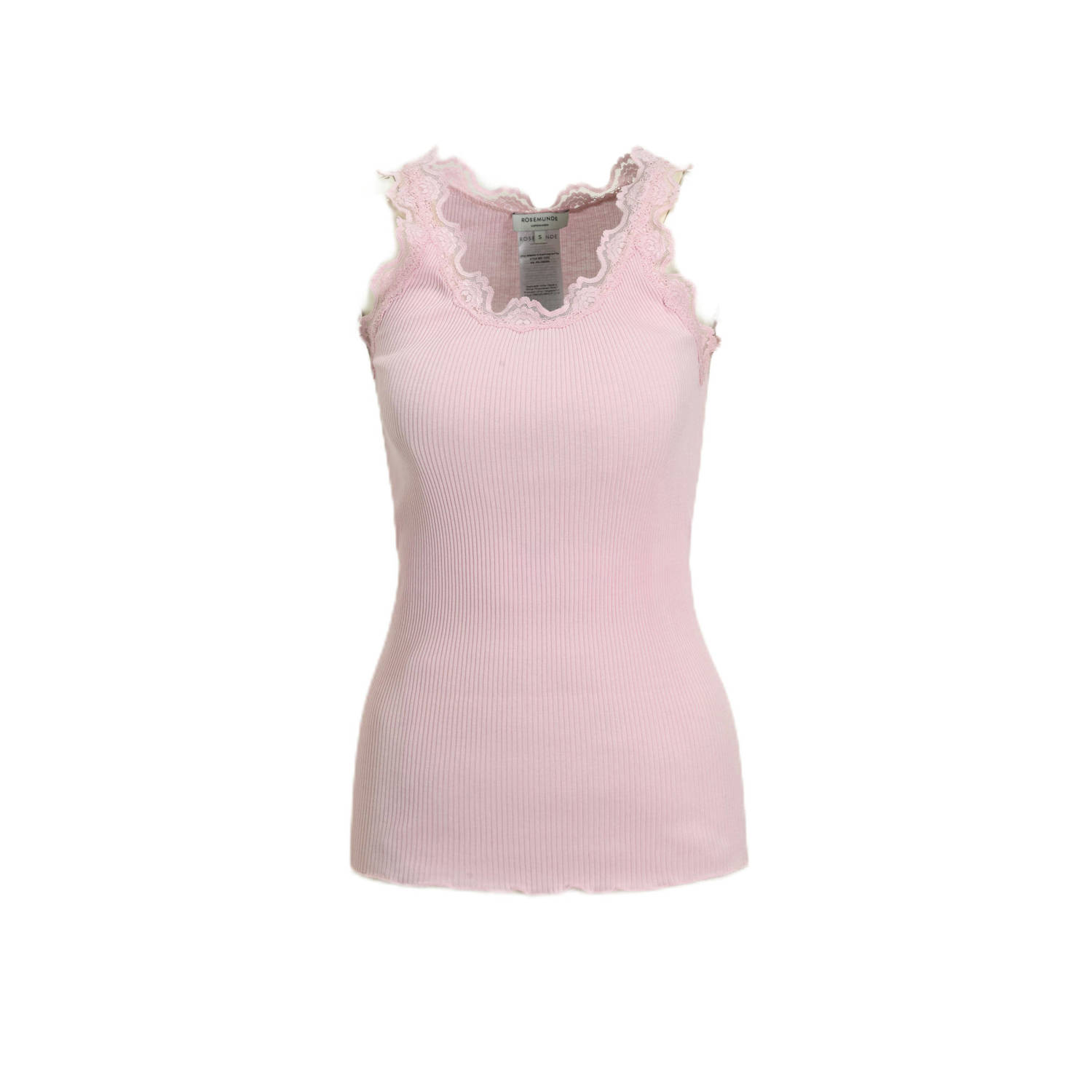 Rosemunde singlet rib gebreid