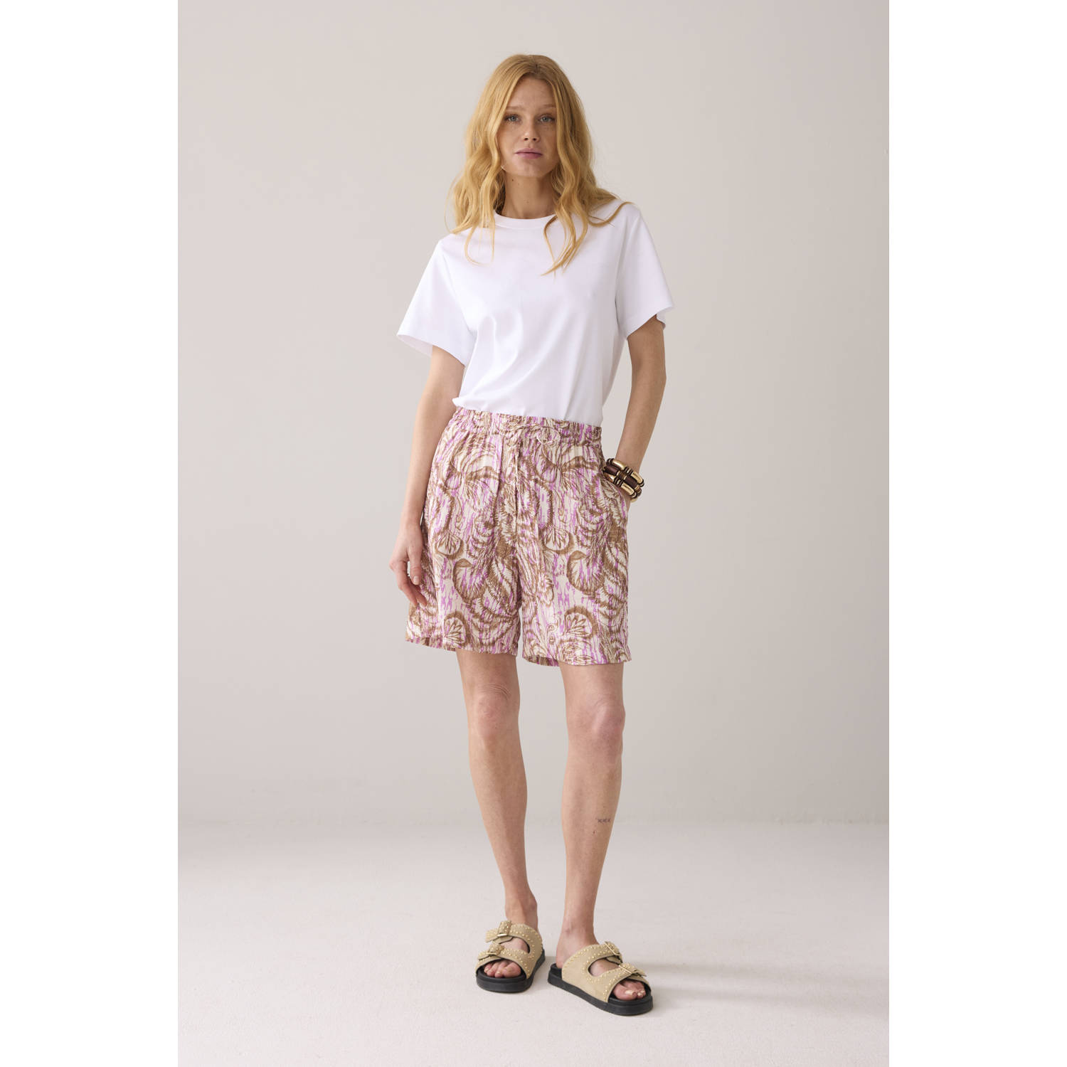 Summum relaxed regular waist casual broek multi