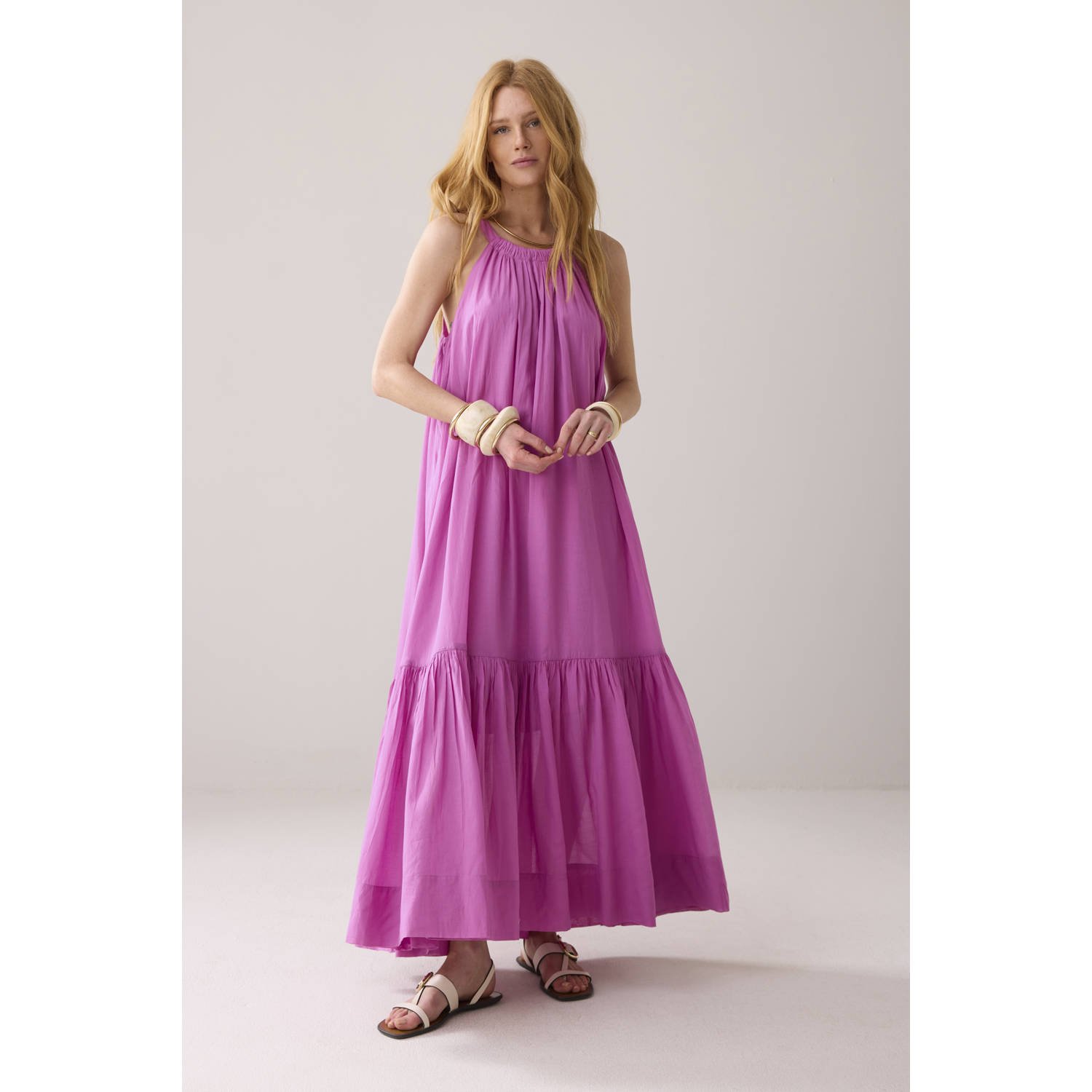 Summum zomerjurk roze