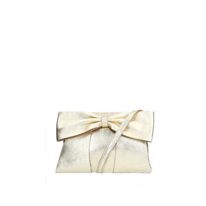 leren crossbody tas goudkleurig