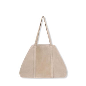 suede shopper beige