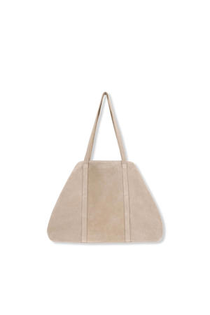 suede shopper beige