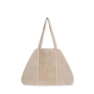 suede shopper beige
