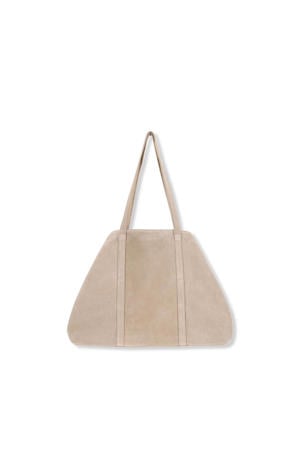 suede shopper beige