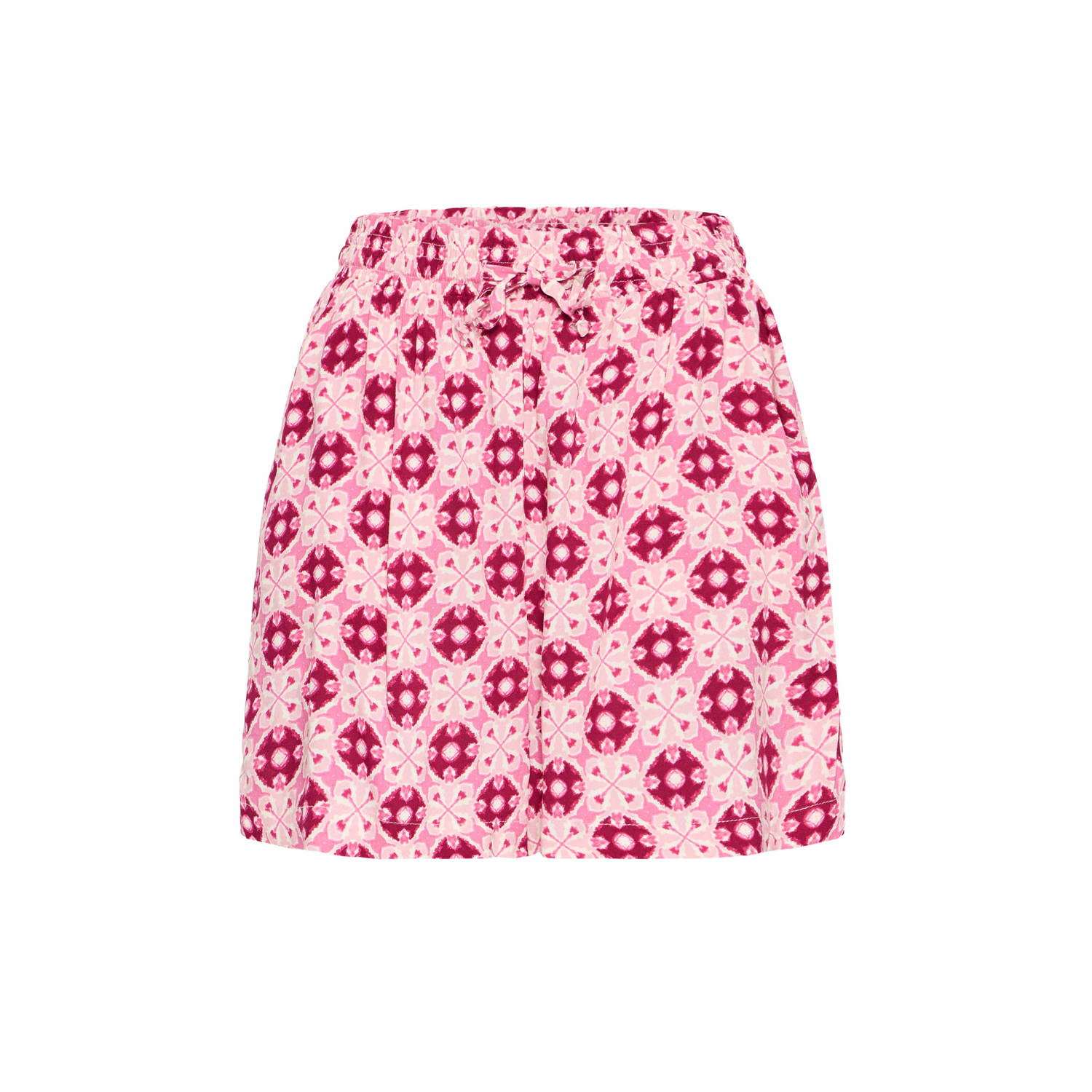 ICHI relaxed regular waist casual short roze
