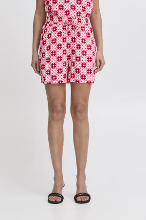 relaxed regular waist casual short roze