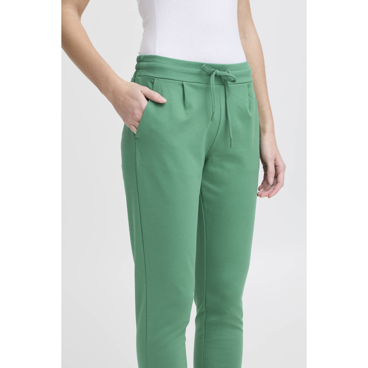 ICHI regular waist casual broek