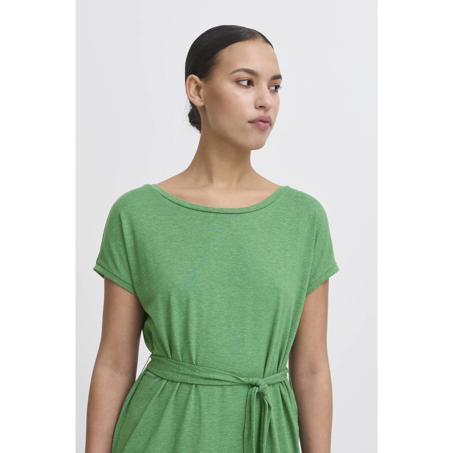 ICHI zomerjurk groen