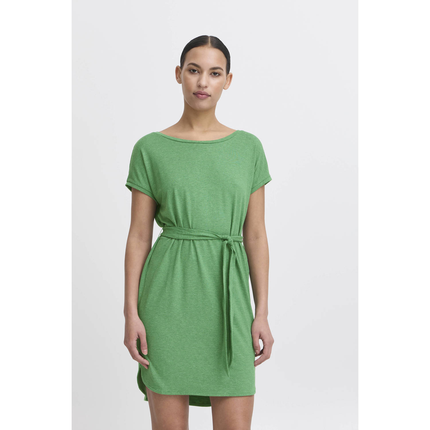 ICHI zomerjurk groen