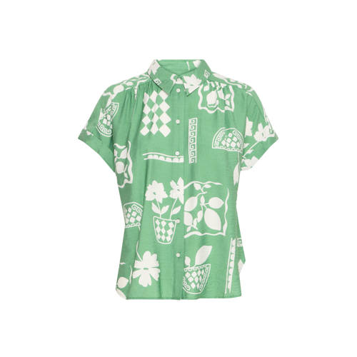 ICHI blouse lichtgroen afbeelding