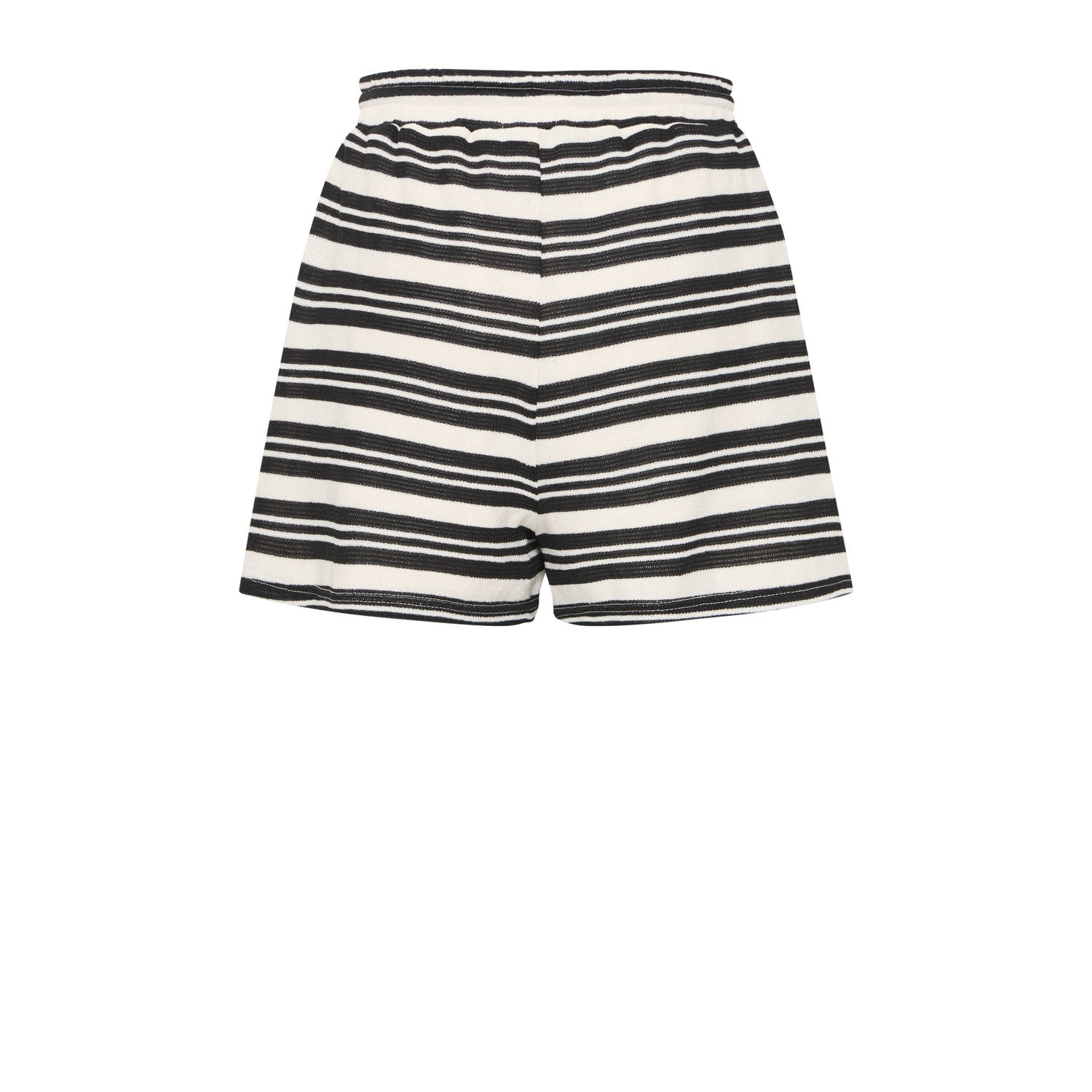ICHI regular waist casual short zwart