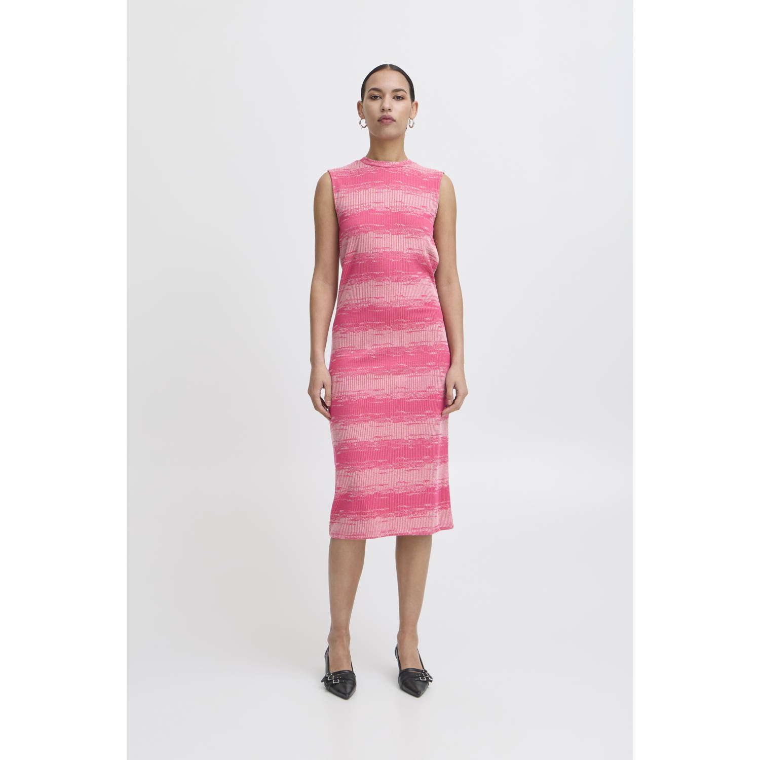 ICHI zomerjurk roze