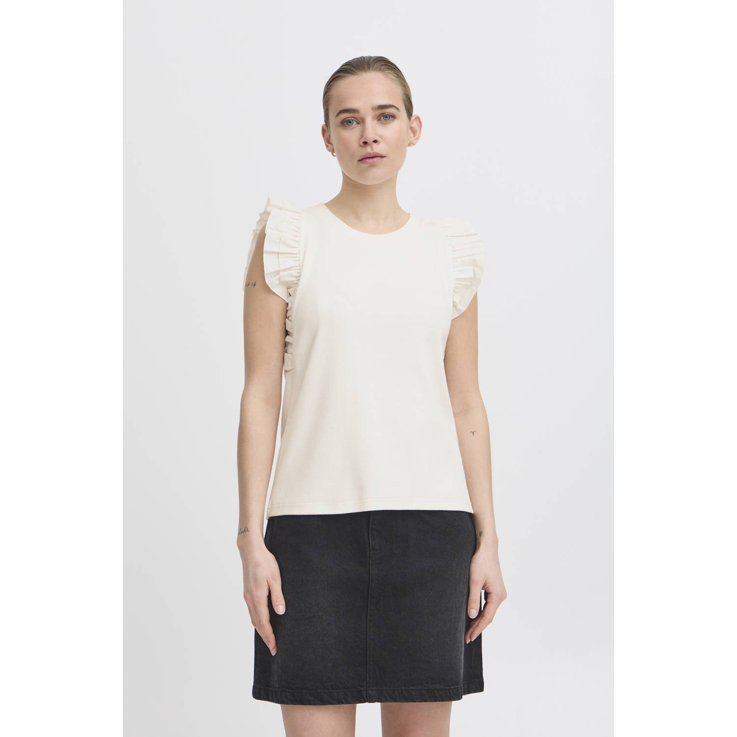 Ichi Top met volants model 'PAITYN'