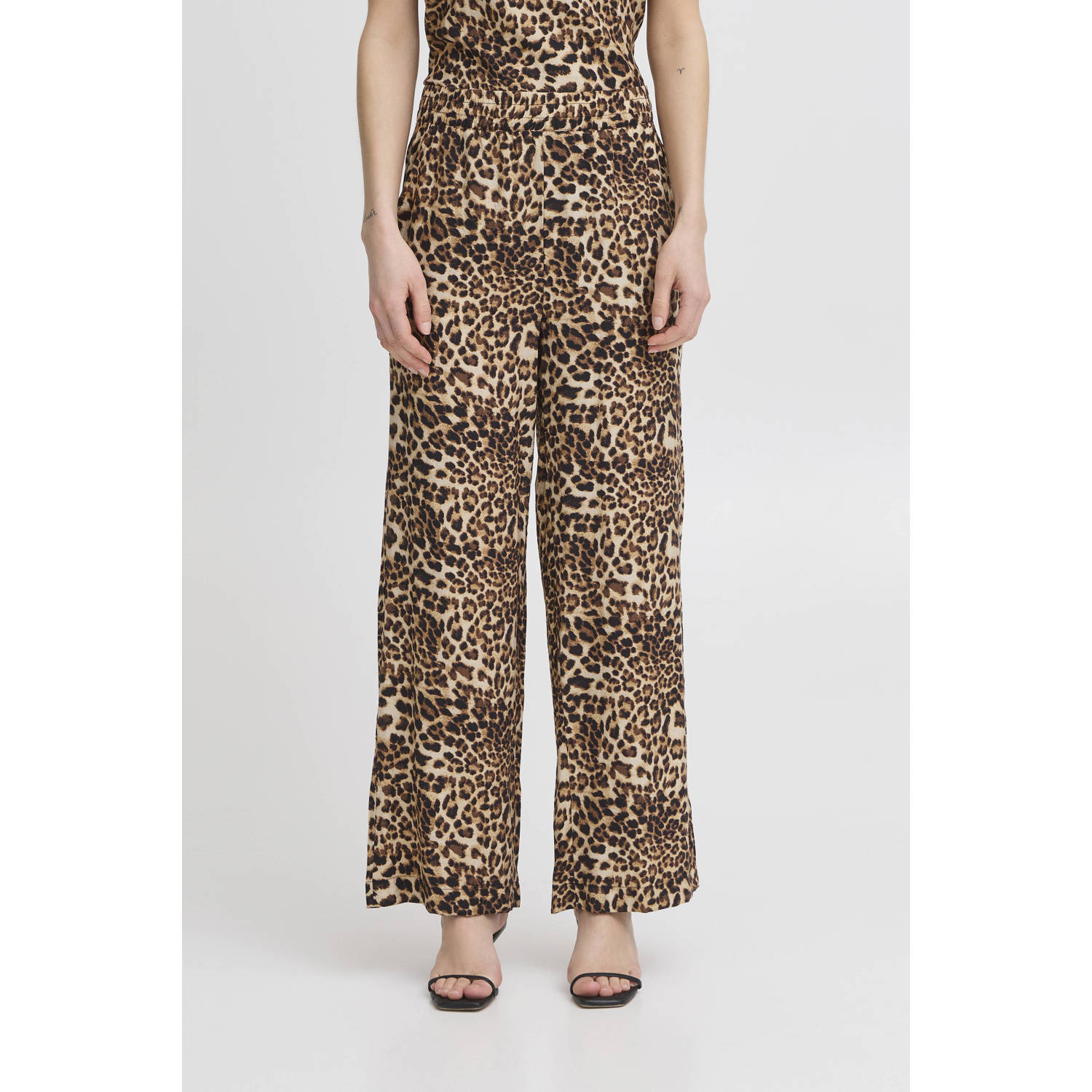ICHI broek panterprint