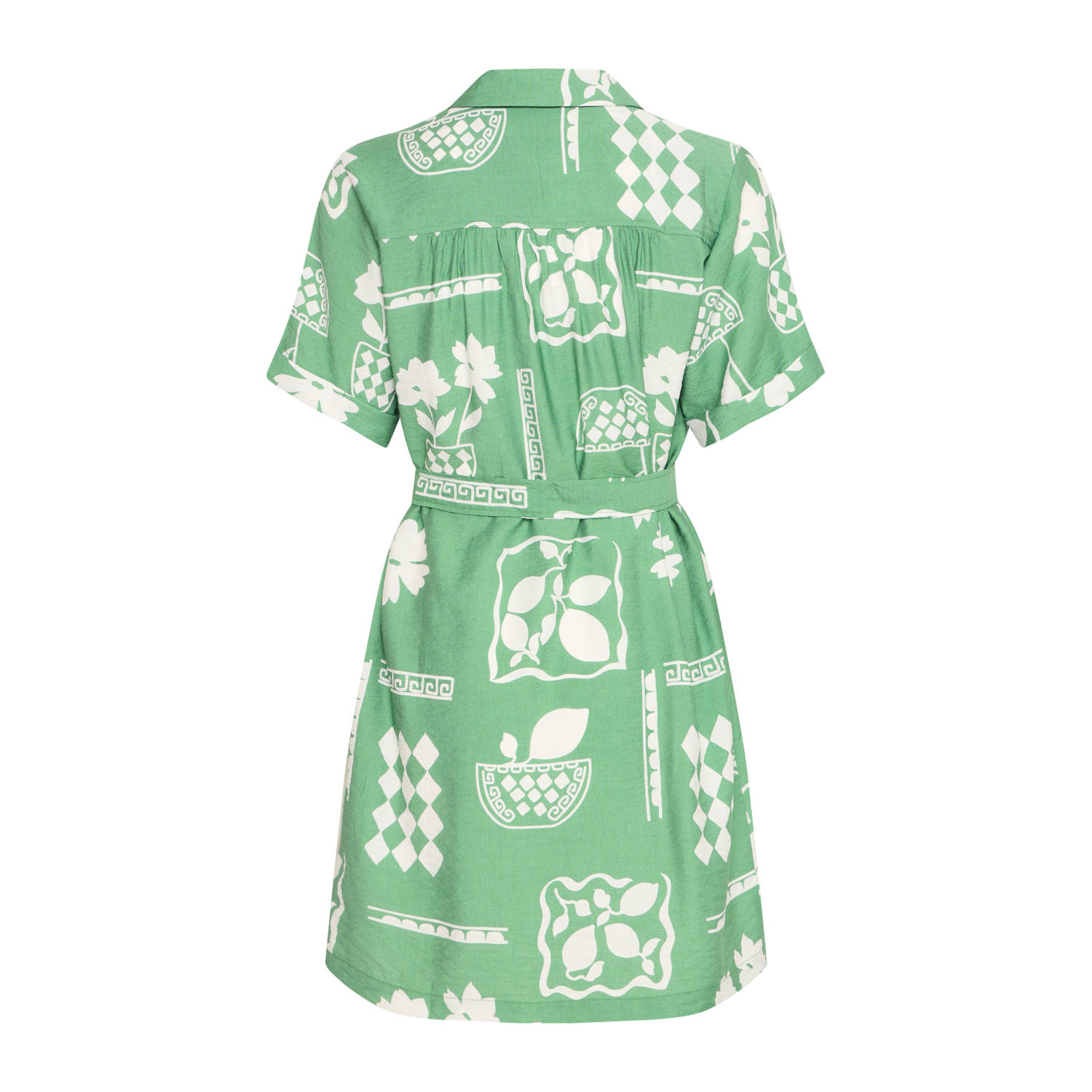 ICHI blousejurk lichtgroen
