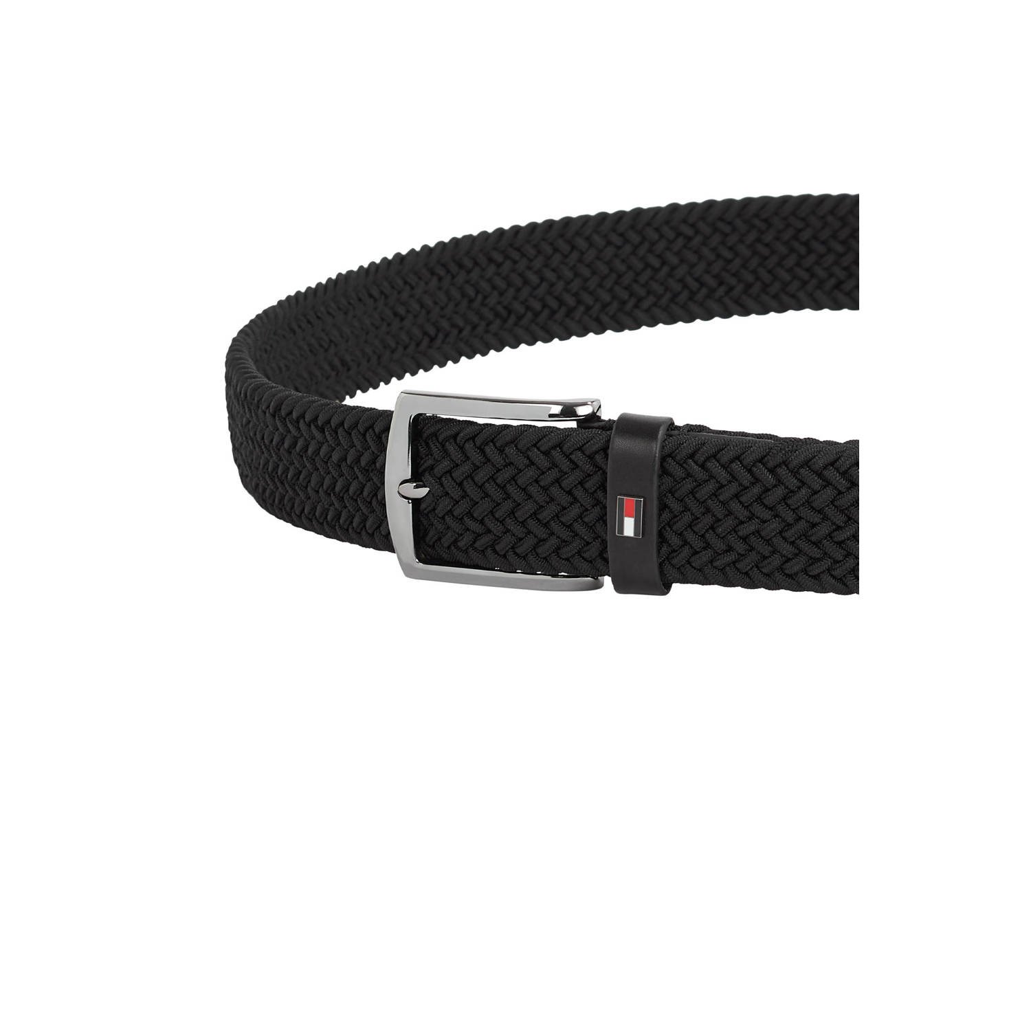 Tommy Hilfiger riem Denton Elastic zwart