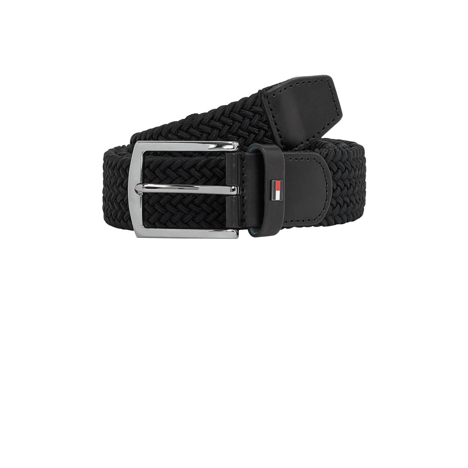 Tommy Hilfiger riem Denton Elastic zwart