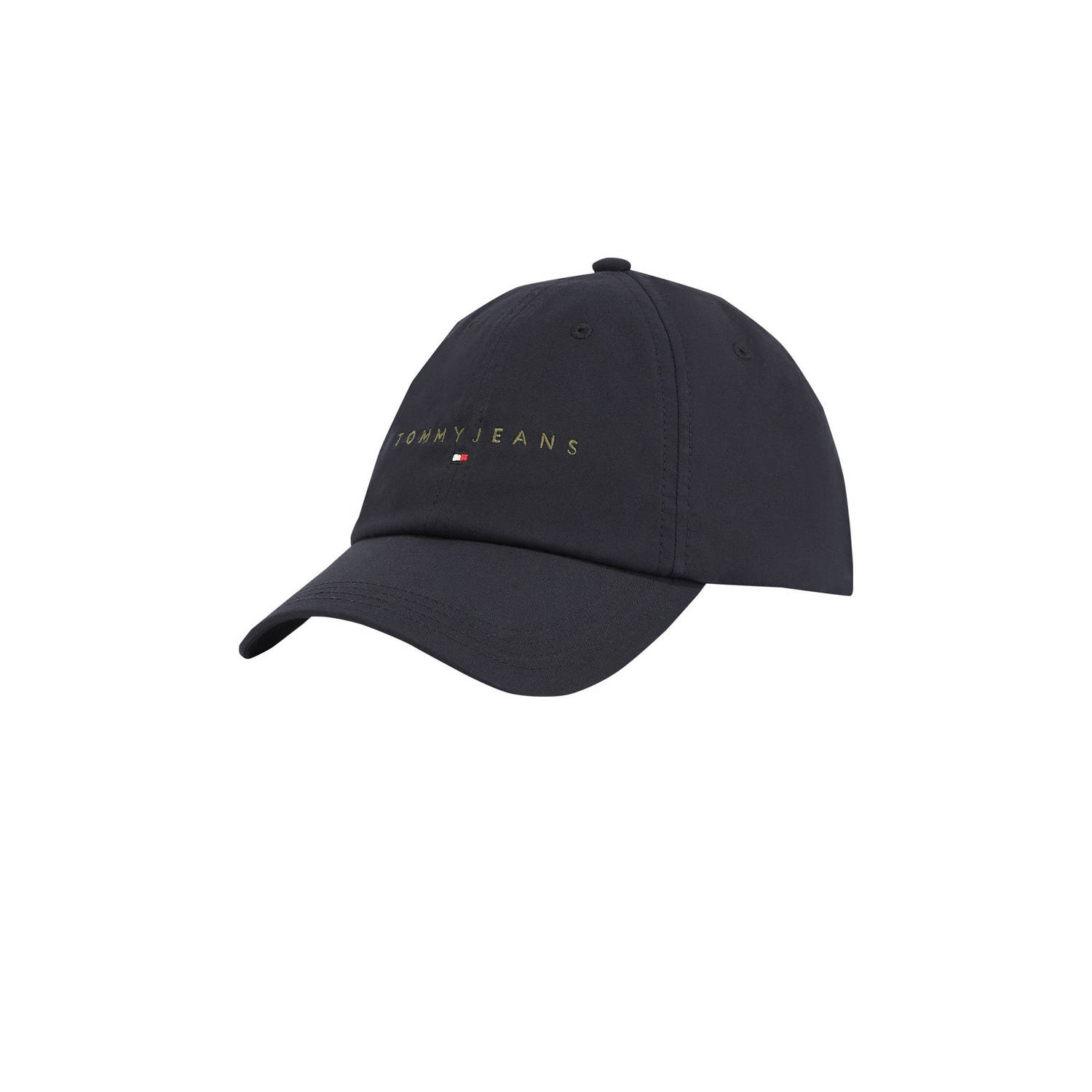 Tommy Jeans pet TJM Linear zwart