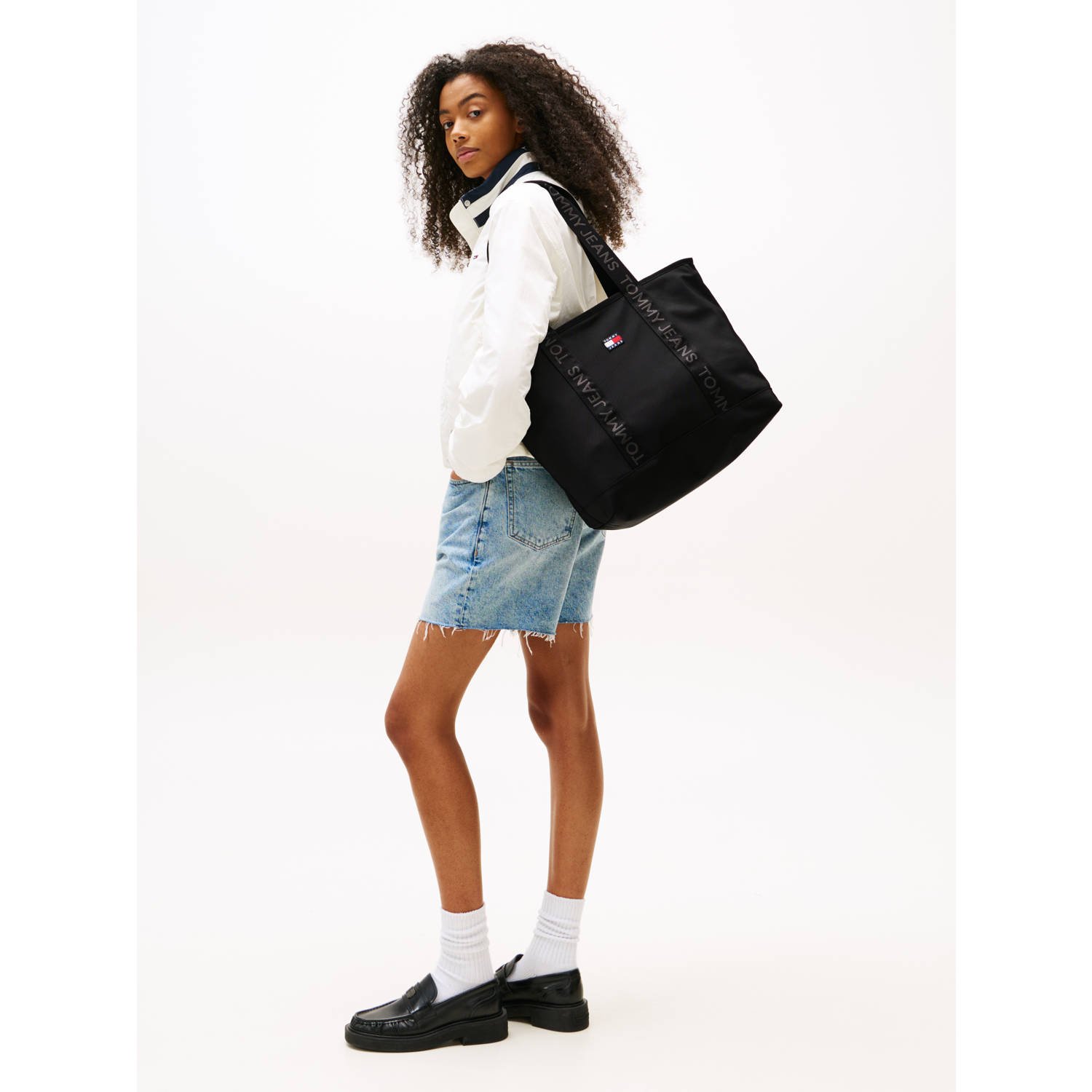 Tommy Jeans shopper TJW Daily Tote zwart