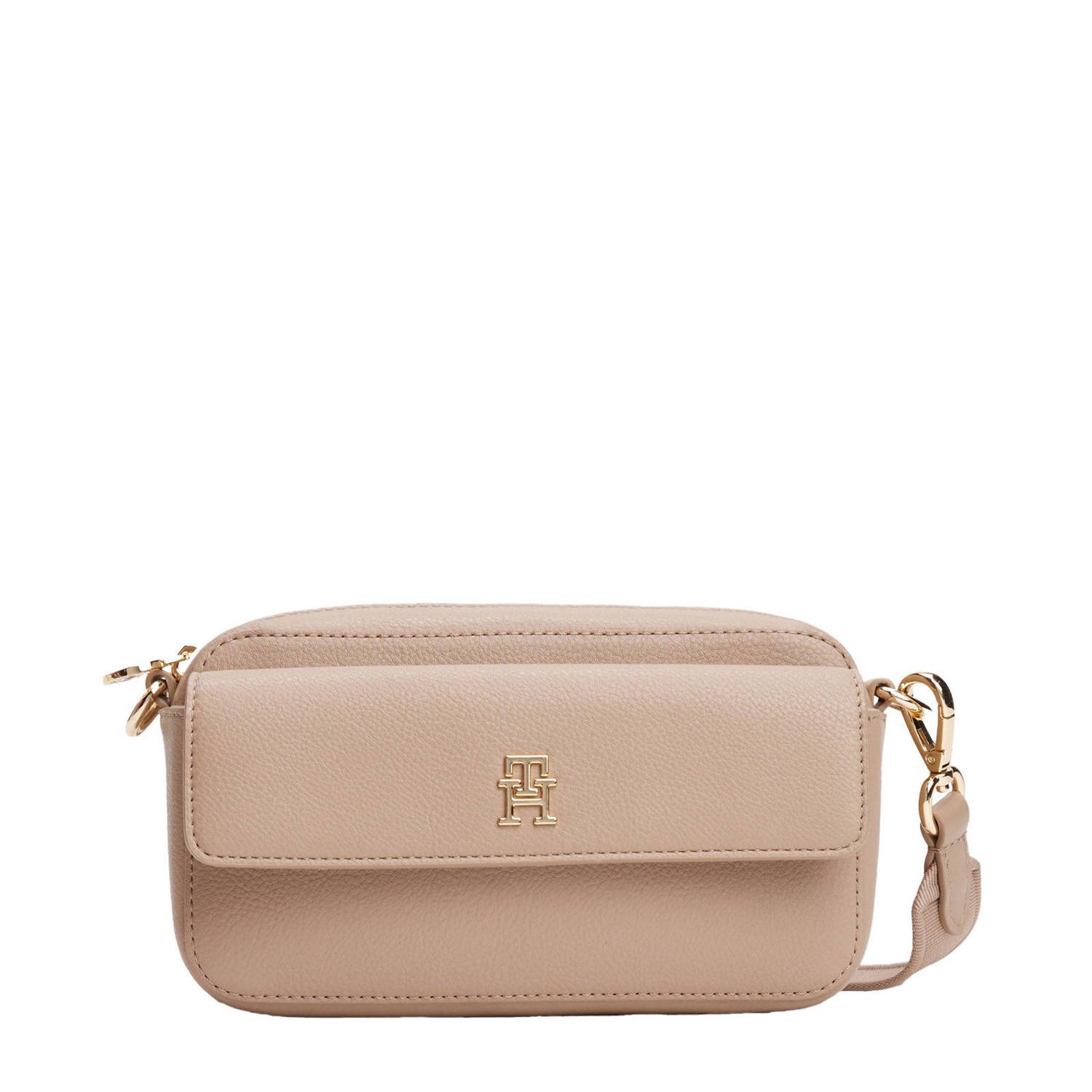 Tommy Hilfiger crossbody tas TH Distinct beige