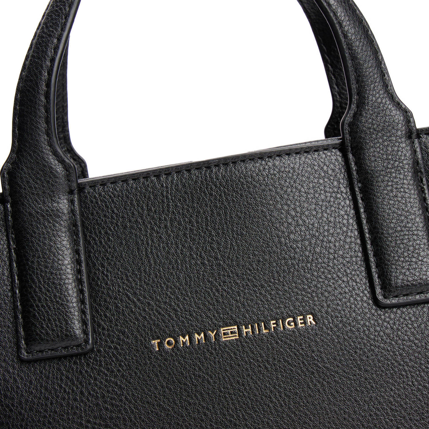Tommy Hilfiger mini shopper TH Logotape zwart