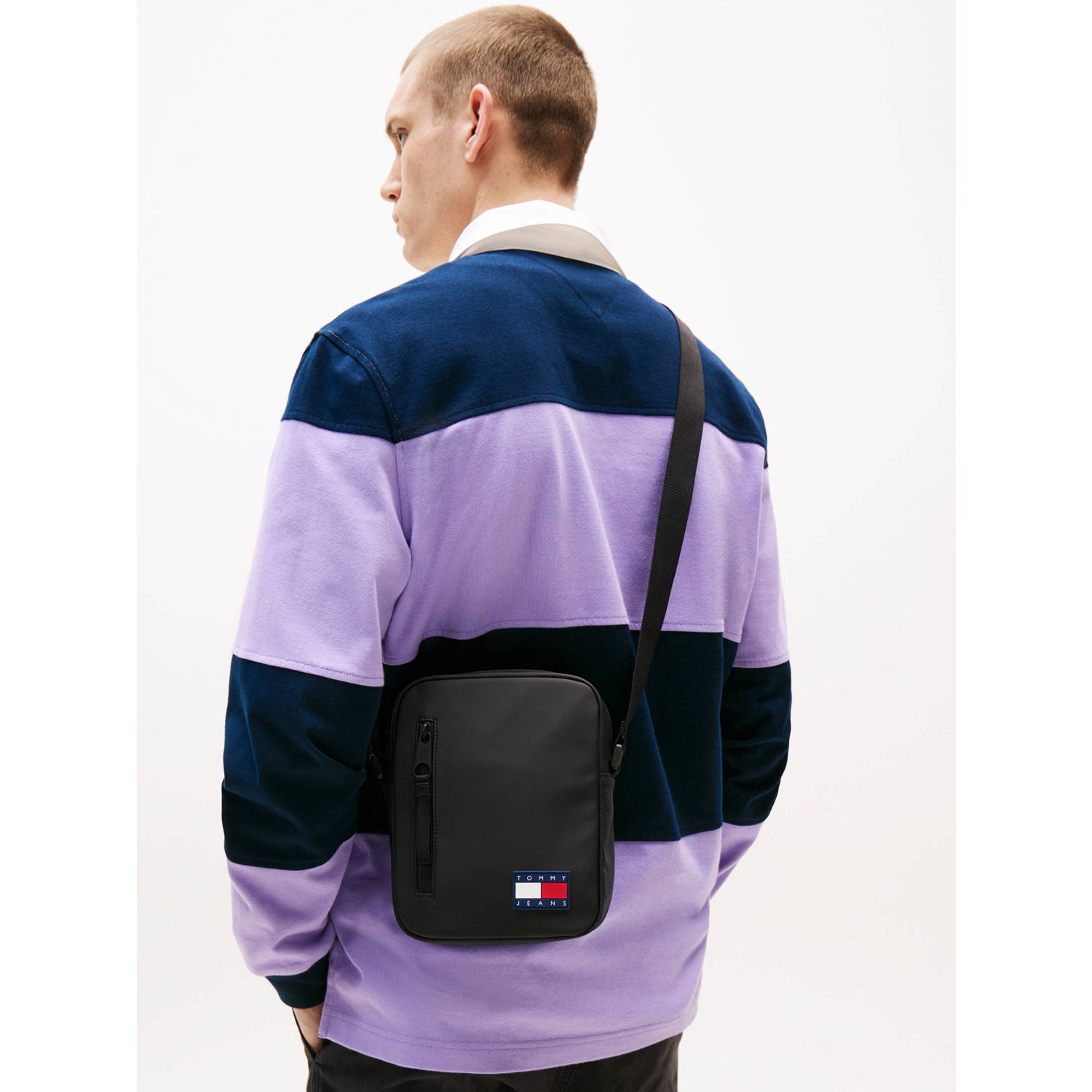 Tommy Jeans schoudertas TJM Elevated zwart