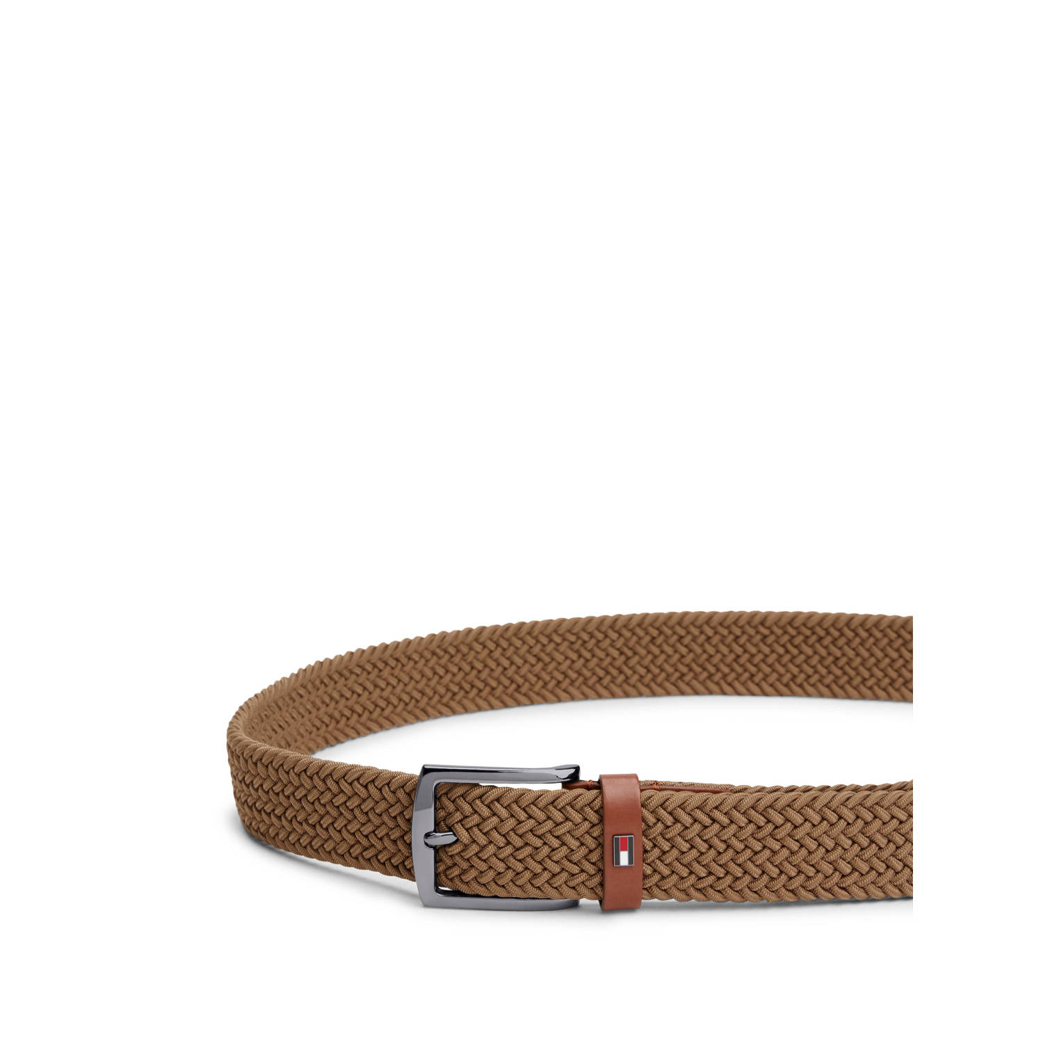 Tommy Hilfiger riem Denton Elastic lichtbruin
