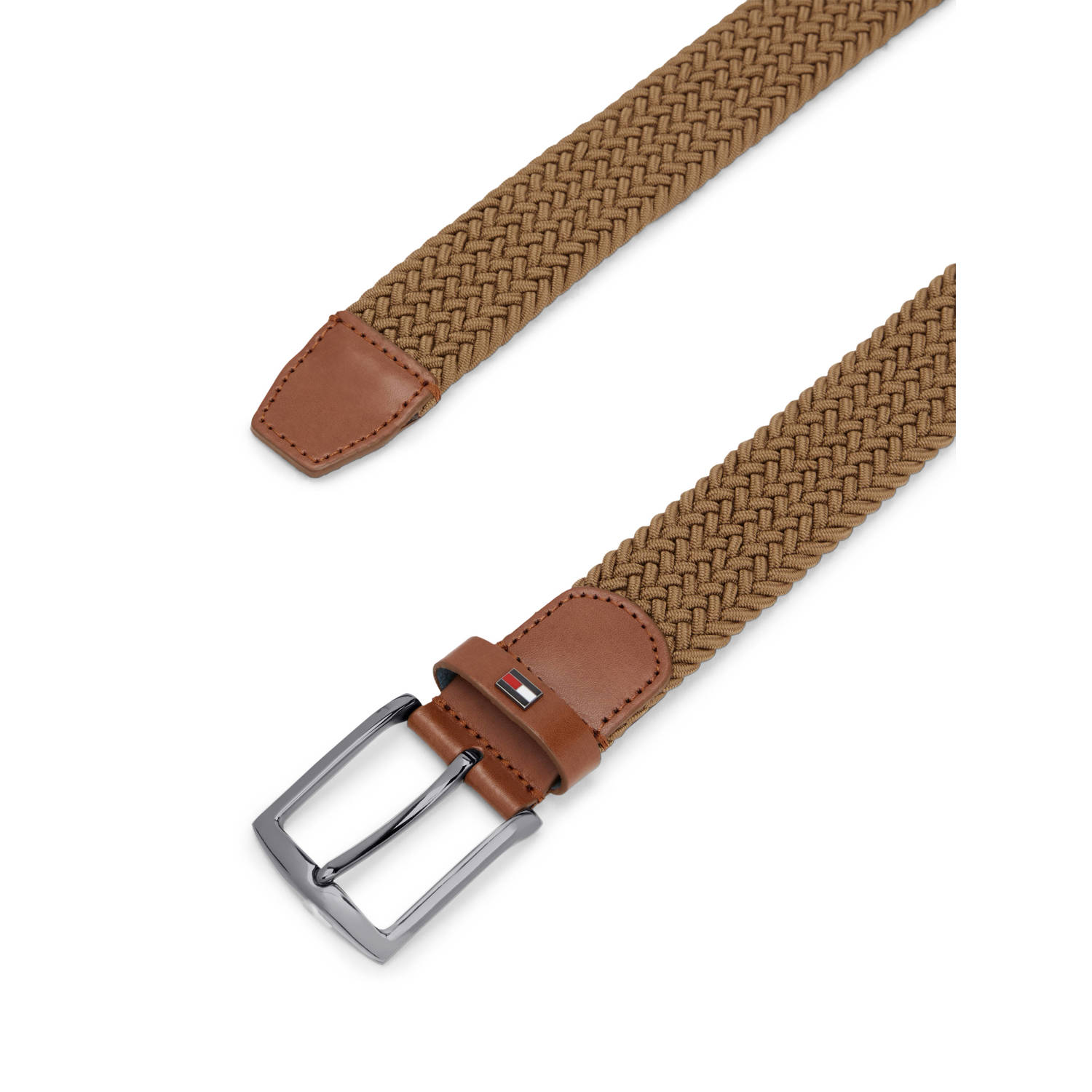 Tommy Hilfiger riem Denton Elastic lichtbruin