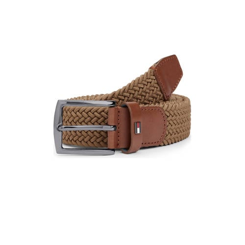 Tommy Hilfiger riem Denton Elastic lichtbruin afbeelding